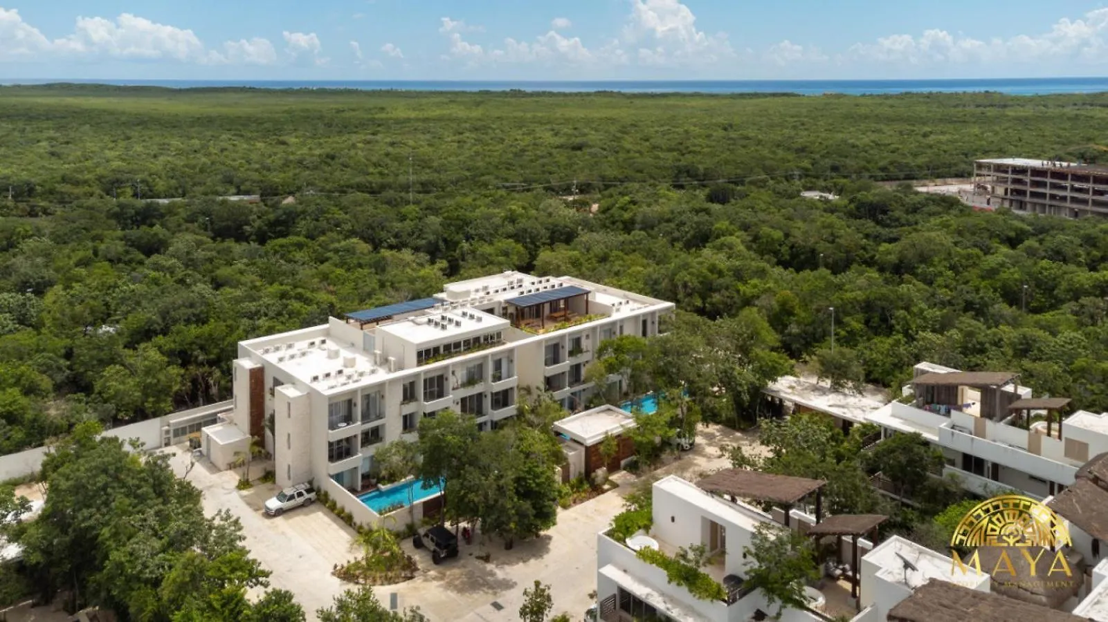 Дом отдыха Nhoa 211B Lux 1Br Condo Pool View In Aldea Zama Тулум Мексика